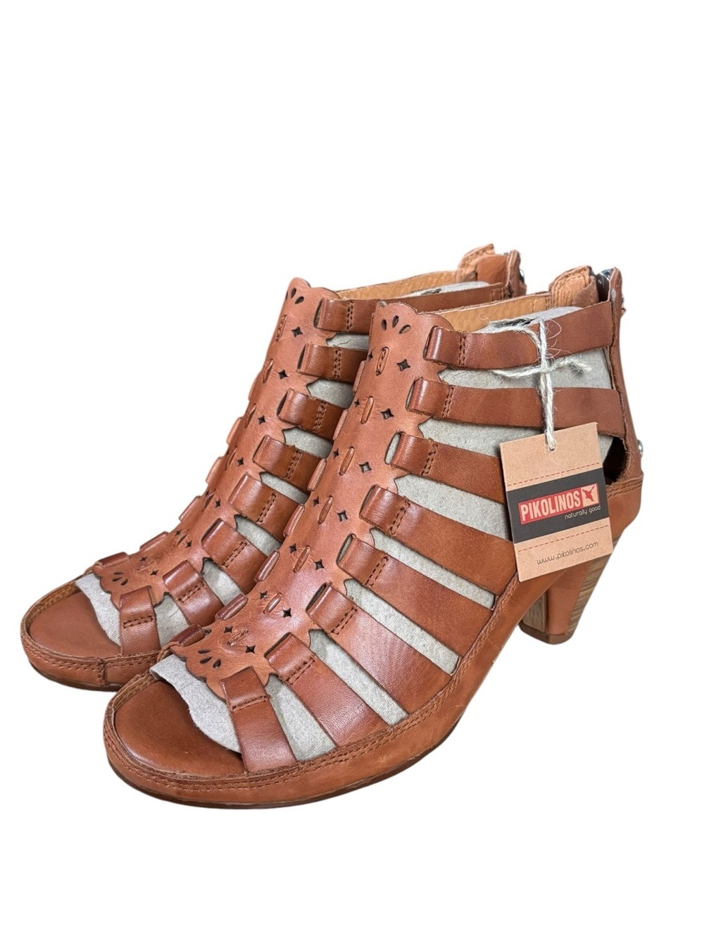 Pikolinos Java W5A-1701 Caged Leather Sandals – NWT – Size EU 36 (US 5.5-6)